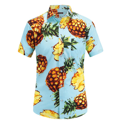 Chemise Hawaienne Tranche d'Ananas