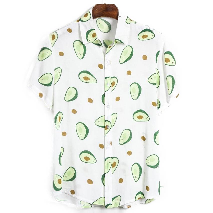 Chemise Aloha aux Avocats